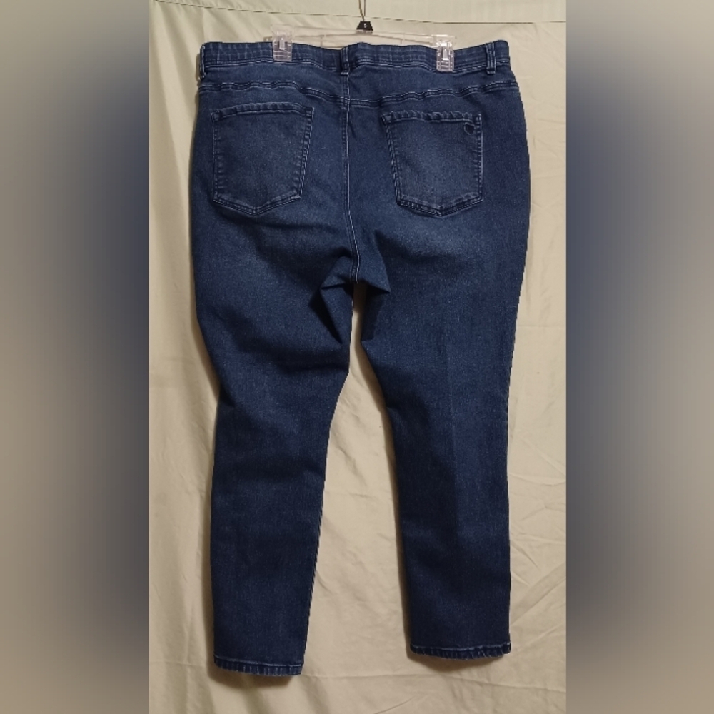 DG2 By Diane Gilman Classic Blue Women's Denim Jeans - Picture 2 of 4